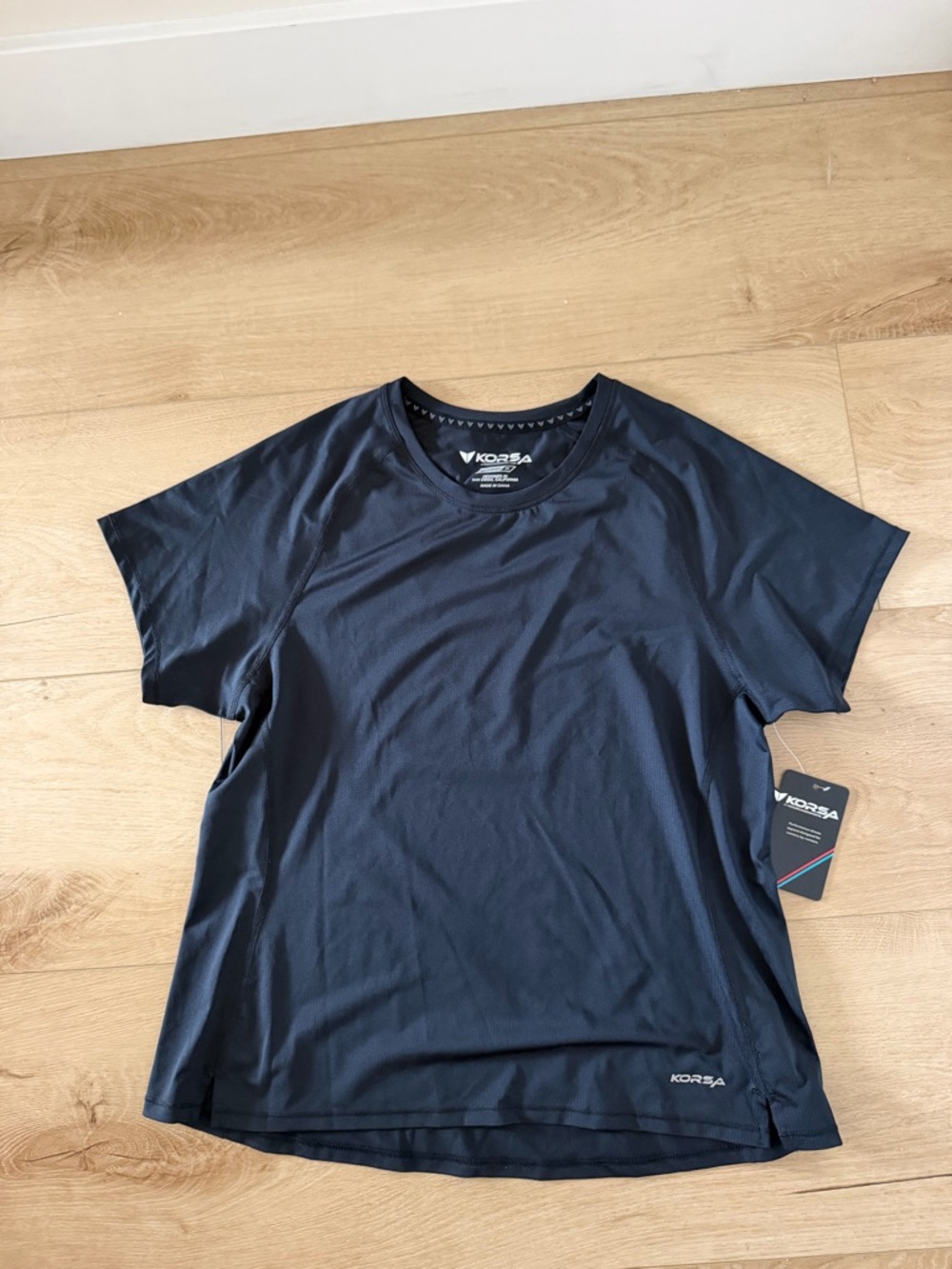 Korsa Womens Navy Performance Athletic Tee